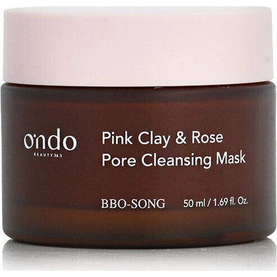 Ondo Beauty 36.5 BBO-SONG Pink Clay & Rose Pore Cleansing Mask čistící pleťová maska 50 ml