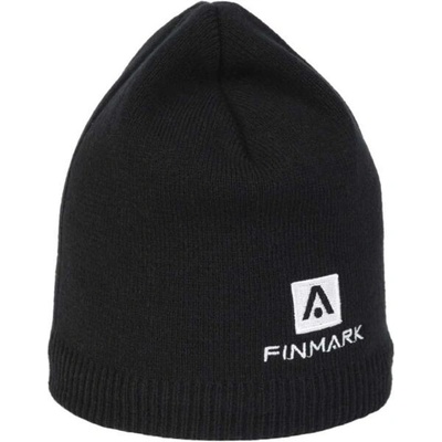 Finmark Winter Hut zimná pletená čiapka čierna