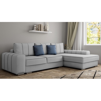 Холна гарнитура Нортън сребристо с тъмносин