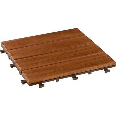 OBI WPC dlaždice s CLICK systémem akáciové dřevo 30 x 30 x 2,4 cm 6 ks