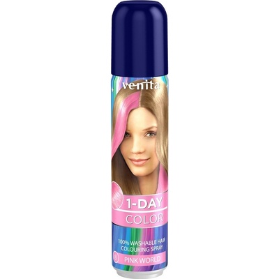 Venita 1 Day color 1 dňový farbiaci sprej Ružový svet 50 ml