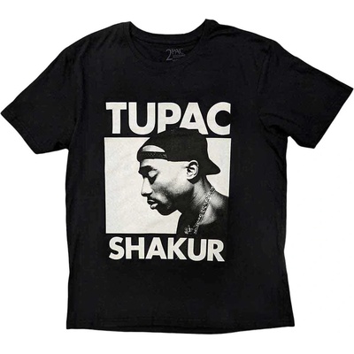2Pac Eyes Closed Black 2XL Риза (2PACTS52MB05)