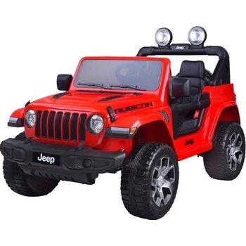 Joko Elektrické autíčko Jeep Wrangler 4x45W 24 GHz dialkové ovládanie červená