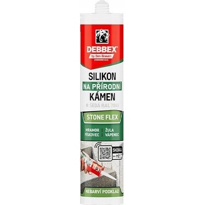 Debbex D30653DBS Neutrálny silikón 280 ml sivá