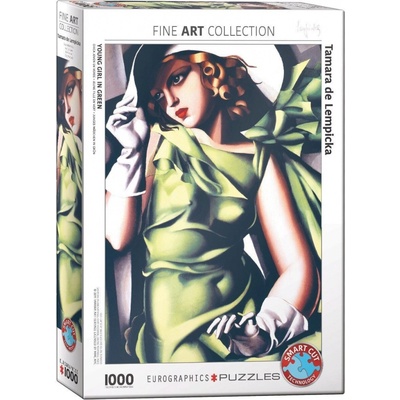 EuroGraphics Tamara de Lempicka Young Girl in Green 1000 dílků