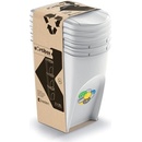 Prosperplast Odpadkový kôš na triedený odpad sada SORTIBOX 3 x 35 l biela
