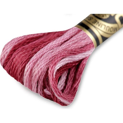 Vyšívací příze DMC Mouliné Spécial Cotton Varianta: 99 Bubblegum melír, Balení: 1 ks 27729/15784/174199