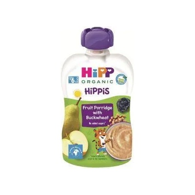 HiPP Био плодова каша HiPP, с елда, 100 гр, За бебета над 6 месеца, 9062300138273