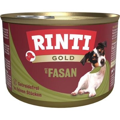 Rinti Gold s jemnými kousky bažantího masa 12 x 185 g