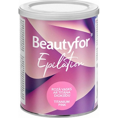 Beautyfor Titánový růžový vosk v plechovce 800 ml