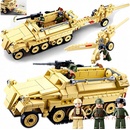 Sluban B0695 Army Německý polopásový tahač