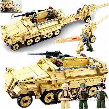 Sluban B0695 Army Německý polopásový tahač