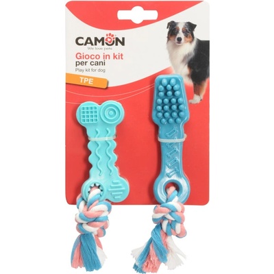 Camon zubní kartáček kost s provázkem 10 cm