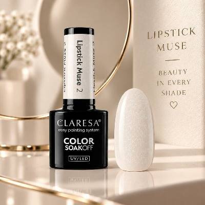 CLARESA Gélový lak Lipstick Muse 2 5 ml