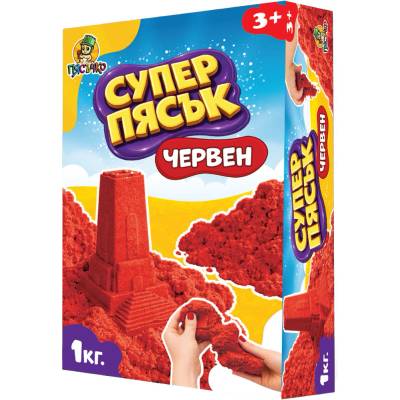 Пясъчко Пясък за игра Пясъчко - Червен, 1 kg (PSK-021.1)
