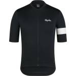 Rapha Мъжка фланелка с къс ръкав за колоездене Rapha Core Jersey Cycling jersey - Black / White - размер M (056-3756-0112)
