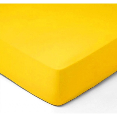 Forbyt Prostěradlo Jersey žluté 90x220