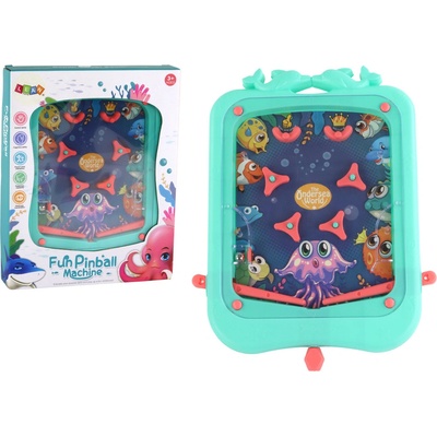 Mamido Zručnostná hra Mini Pinball s guličkou zelená