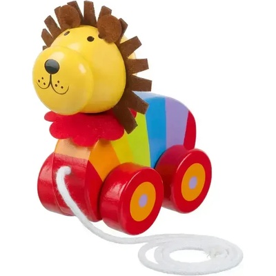 Orange Tree Toys Дървена играчка за дърпане, Лъв (ott09445)