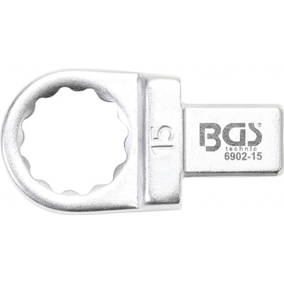 BGS technic Nástrčný očkový klíč 15 mm upnutí 9 x 12 mm BGS 6902-15