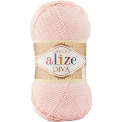 Alize příze Diva 161 růžově meruňková