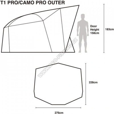 Nash bivak Titan T1 Pro/T1 Camo Pro