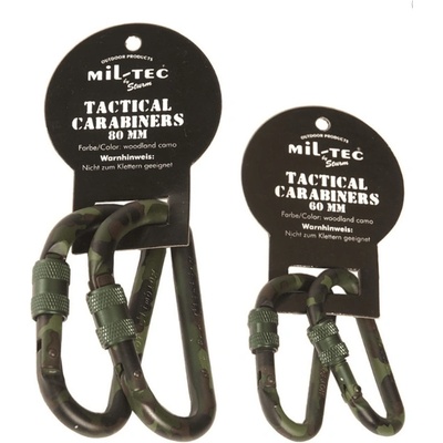 Mil-Tec Karabína taktická skurtkovacia 80 mm woodland pár