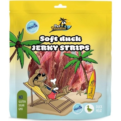Pet Paradise Soft Duck Jerky Strips 230 g