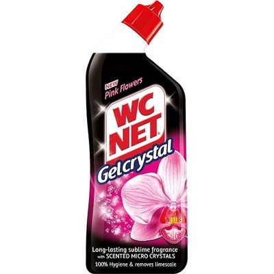 WC NET Gel Crystal Pink Flowers 750 ml