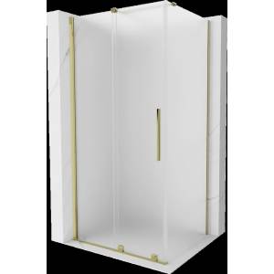 Mexen Velar плъзгаща душ кабина 110 x 120 см, матирано, злато - 871-110-120-31-50 (871-110-120-31-50)