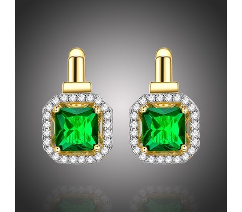 Éternelle Swarovski Elements Kate E-KZCE315 zelená