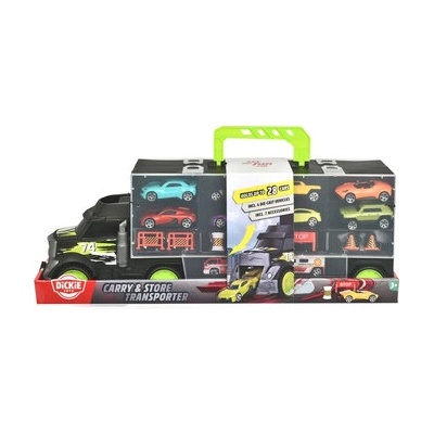 Dickie Toys Dickie: Камион за транспортиране и съхранение на автомобили - 4 автомобила