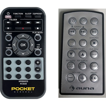 GENERAL Auna 10029159, kcd20 - дистанционно управление дубликат (10029159, kcd20)