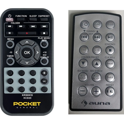 GENERAL Auna 10029159, kcd20 - дистанционно управление дубликат (10029159, kcd20)