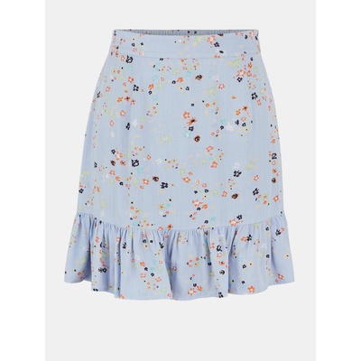 Pieces Светлосиня флорална пола Парчета Lala Pieces | Sin | ЖЕНИ | XS