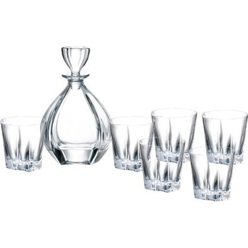 Crystalite Bohemia karafa Quadro na whisky 770 ml