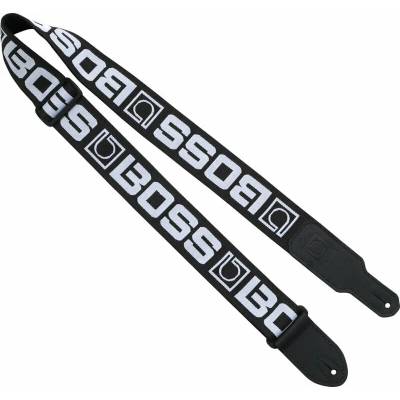 Boss BSM-20-BW Black with White Logo Колан за китара (BSM-20-BW)