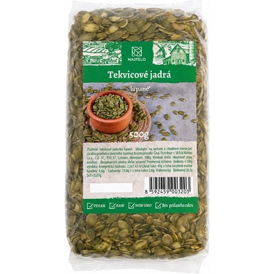 Najtelo Tekvicové semená lúpané nesolené 500 g
