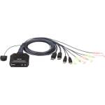 ATEN kvm превключвател 2pc usb dp (cs22dp-at) (cs22dp-at)