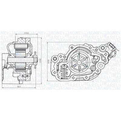 Olejové čerpadlo MAGNETI MARELLI 351516000082