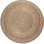 Hanse Home Сиво-бежов двустранен ютен кръгъл килим ø 100 cm Braided - Hanse Home (106006-100)