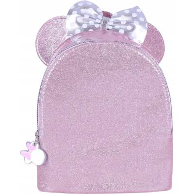 Ružový, trblietavý ruksak Myška Minnie DISNEY