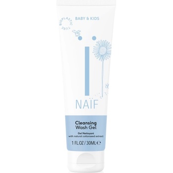 Naïf Baby & Kids Wash Gel почистващ и миещ гел за деца и бебета за тяло и лице 30ml