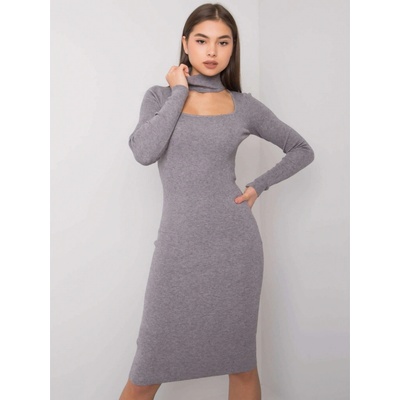 Pletené priliehavé šaty TW-SK-BI-ZS5178.84 gray