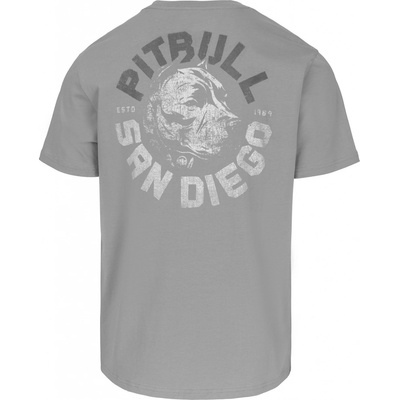 PitBull West Coast pánské triko DOG SD šedé