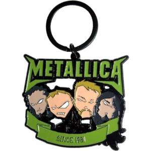 Metallica Since 1981 Heads Ключодържател (METKEY17)