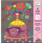 DJECO Комплект скреч картини Djeco - The Beauties Ball (DJ09725) - baby