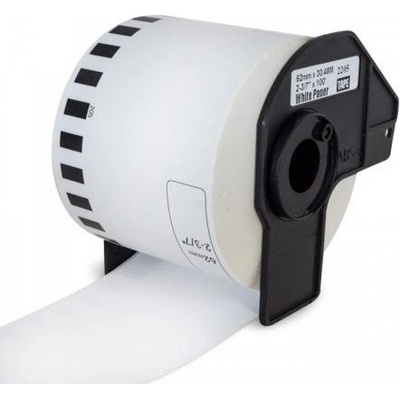 Páska PrintLine kompatibilní s Brother DK-22205 Páska, pro tiskárny štítků, kompatibilní s Brother QL, papírová role, 62mmx30.48m PLLB04