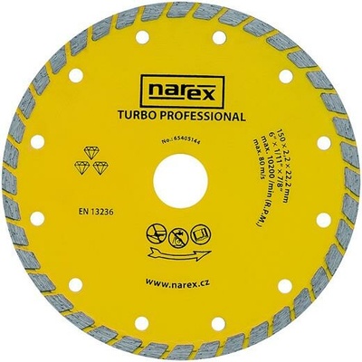 Diamantový kotúč Narex TURBO PROFESSIONAL 150 mm