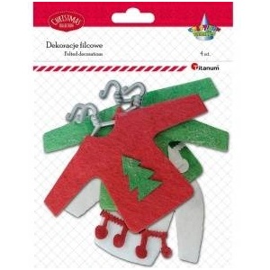 TITANUM Felt sweaters on a hanger 4pcs